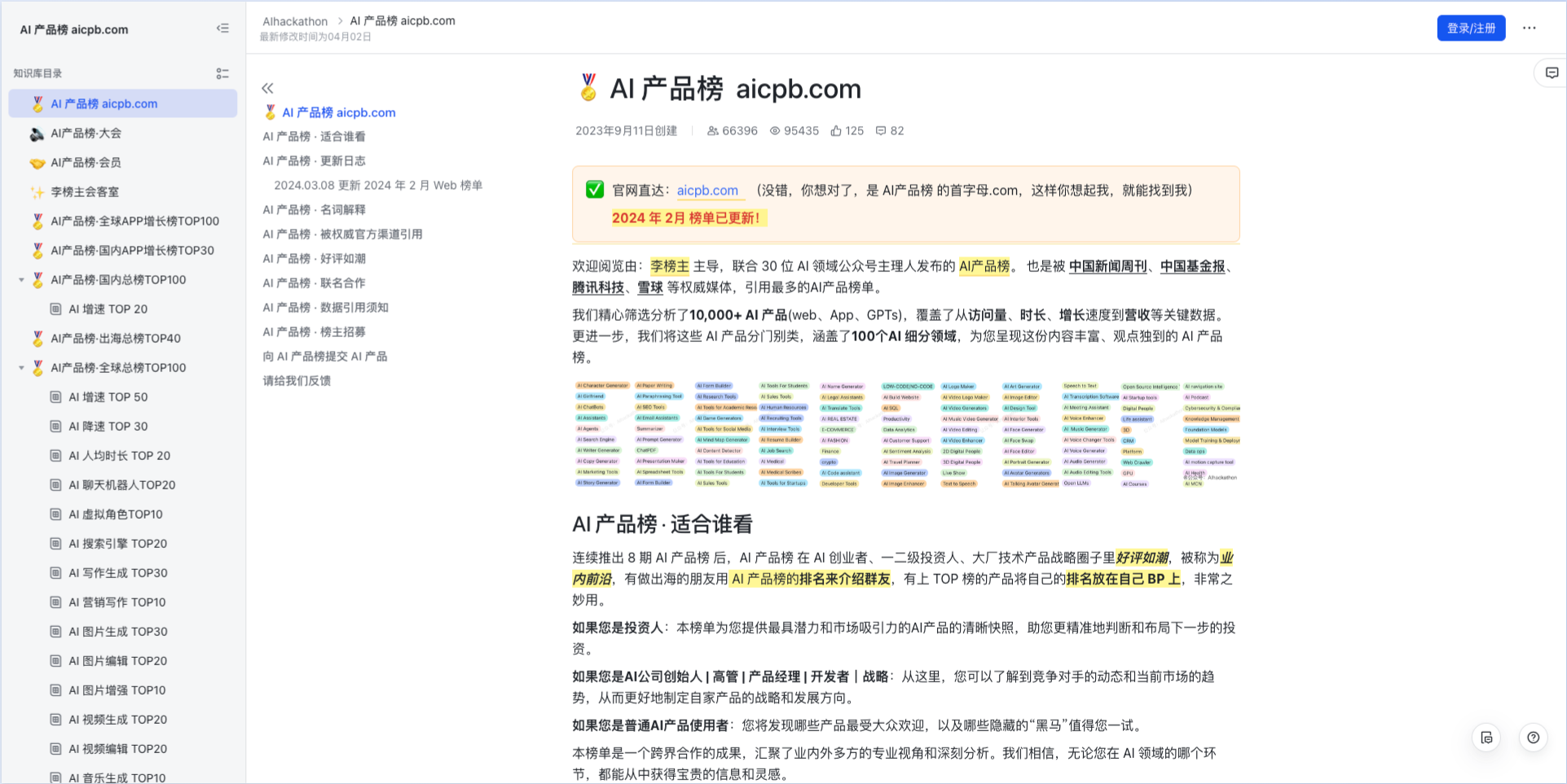 AI产品榜