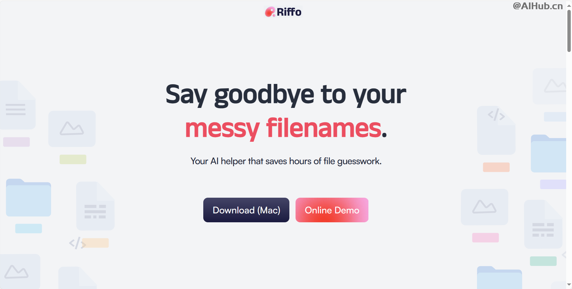 Riffo：AI文件重命名和文件管理工具
