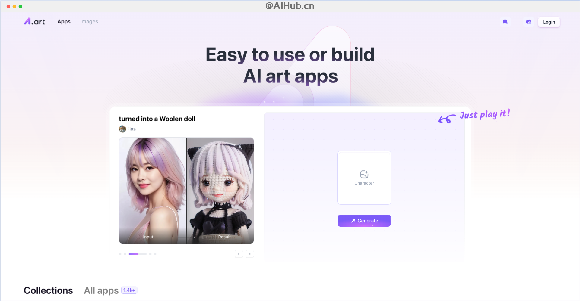 A1.art-即时设计推出的AI图像生成工具