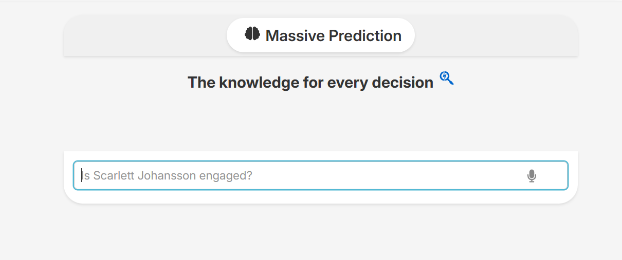 Massive Prediction