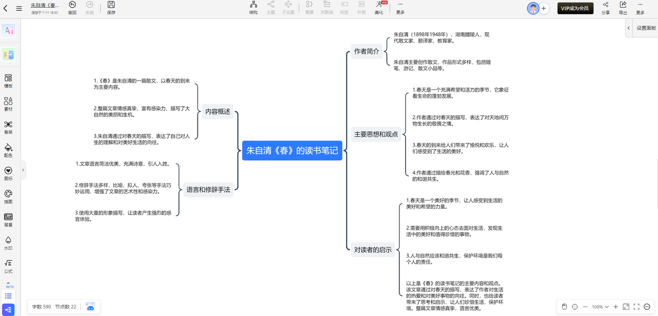 TreeMind树图-免费高效的思维导图AI生成工具