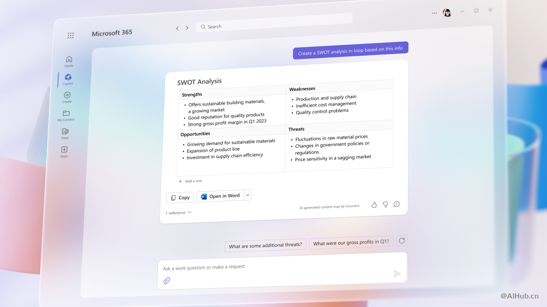 Microsoft 365 Copilot：全新的工作方式
