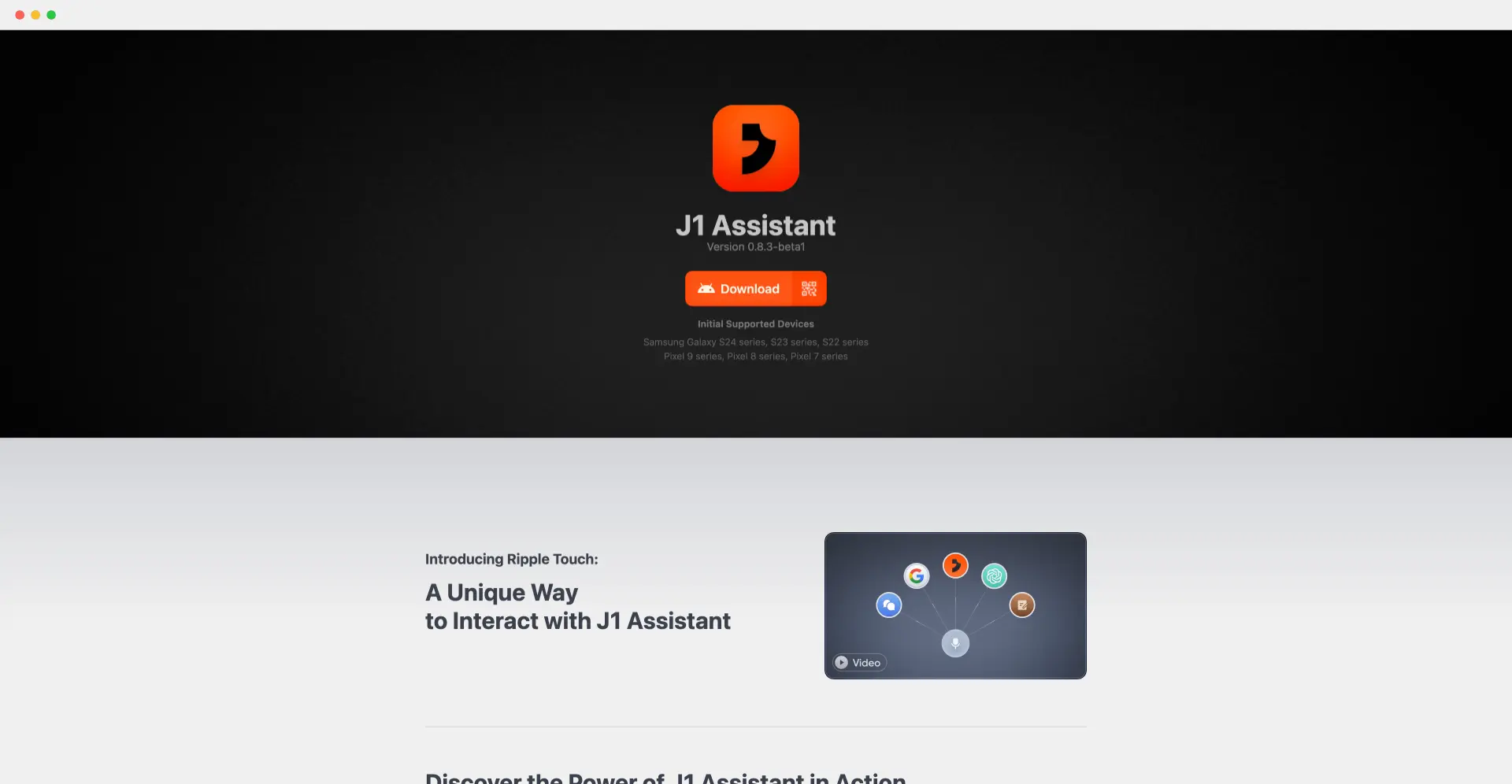 J1 Assistant：罗永浩旗下Jarvis初创公司推出的聚合型 AI 助手