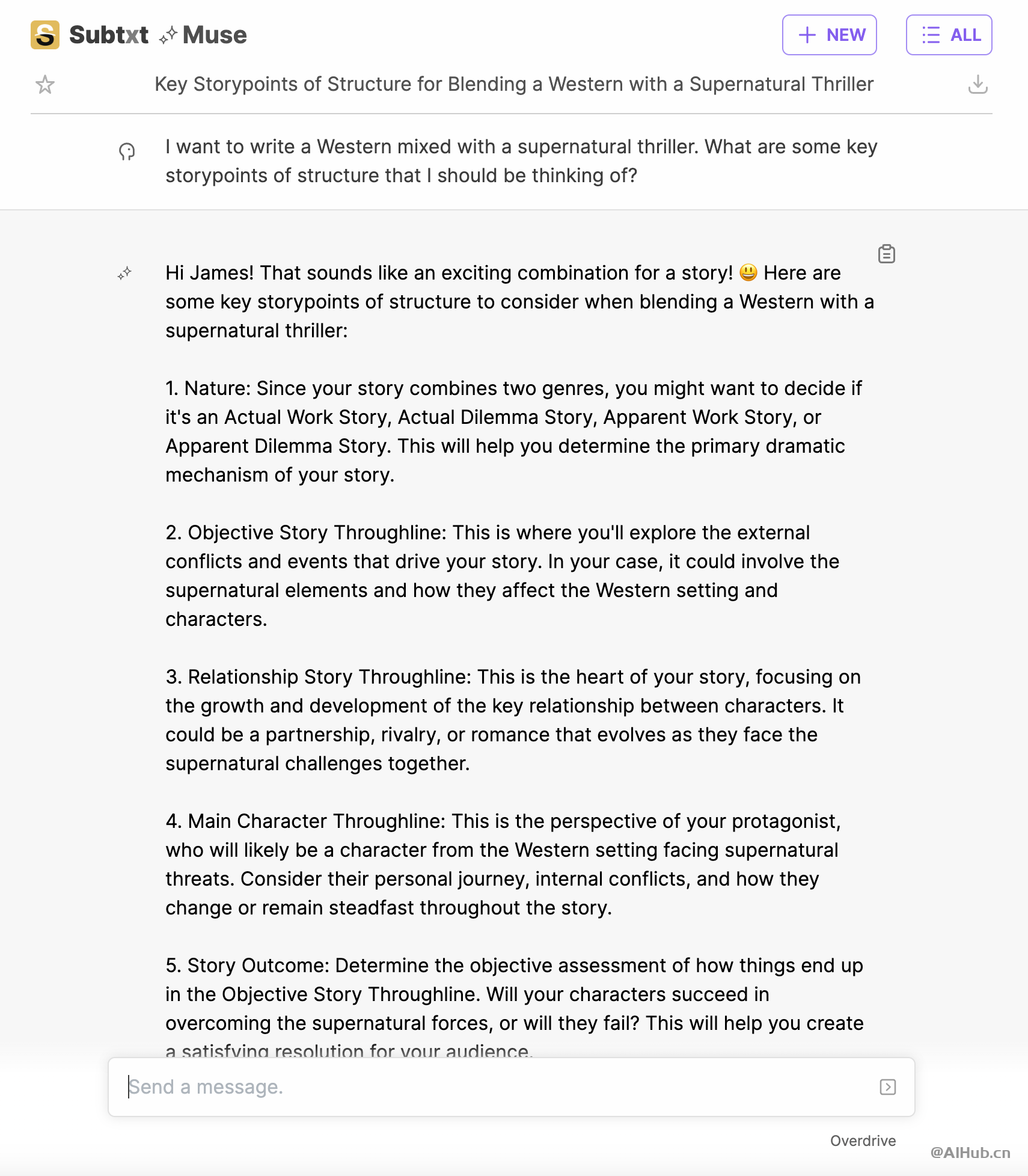 Subtxt-智能大纲制作工具，助力构建更好的故事